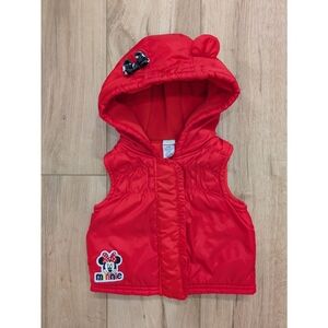 ❄️Disney Baby Minnie Mouse Kids Vest with Hood